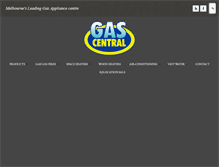 Tablet Screenshot of gascentral.com.au